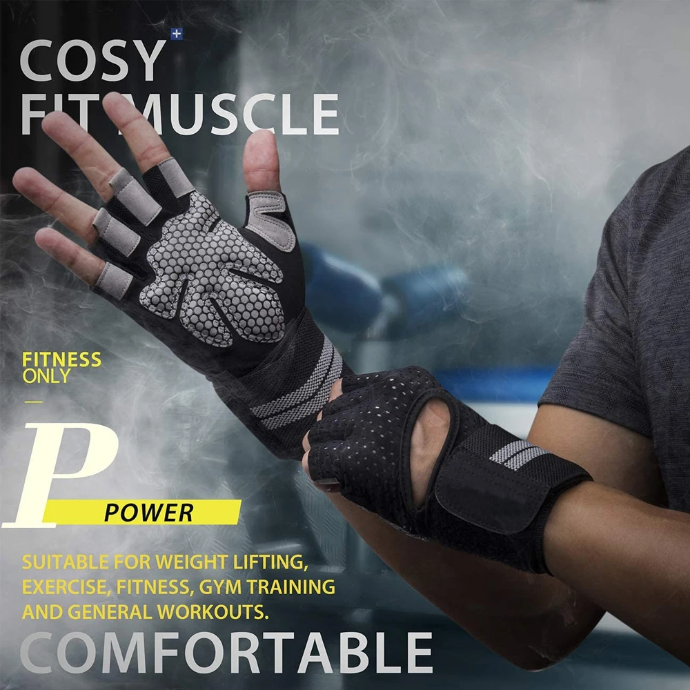 1 paar halve vinger gym fitnes - Crossfit Workout Gear recensie en prijs